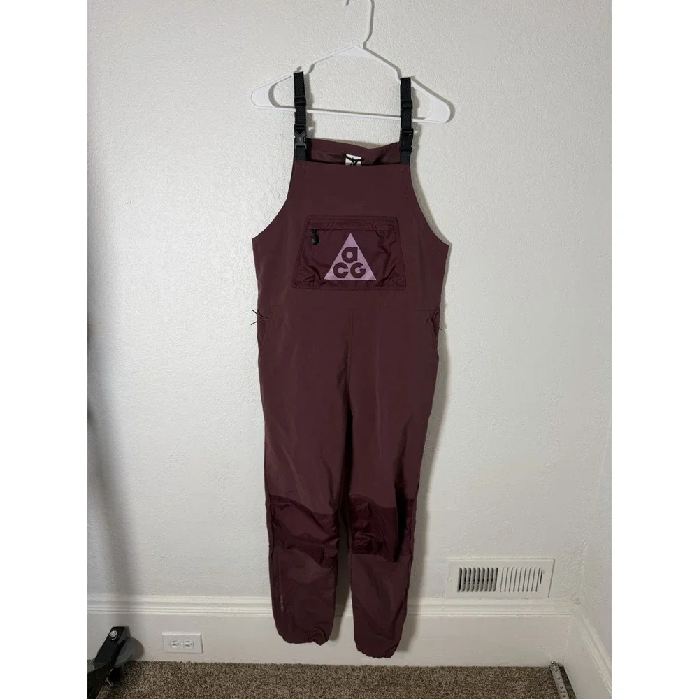 Nike ACG Kids Therma-Fit ADV Overalls Youth XL New Rare Burgundy
